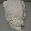 10x10ft Wrinkle Free Ivory Backdrop Curtain for Parties Soft Fabric Drapes Wedding Ivory Curtain Backdrop for Birthday Party Decorations Background for Photography 5x10ft, 2 Panels