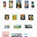 Minigem 12pcs Small Diamond Painting Kits Small Diamond Art Kits, Quick & Classic Mini Diamond Painting Kits for Beginners 1-Hour Painting, Postcard-Style Diamond Art Square Drill Pocket-Sized 5x7in