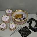 Toddler Drum Set for Kids - 5-Piece Kids Drum Set with Stool, Pedal & Drumsticks, Musical Toy Drum Kit for Boys & Girls Ages 2-6, Educational Baby Drum Set Gift for Toddlers