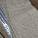 COSY HOMEER Edging Stair Treads Non-Slip Carpet Mat 28inX9in Indoor Stair Runners for Wooden Steps, Edging Stair Rugs for Kids and Dogs, 100% Polyester TPE Backing (15pc, Beige)