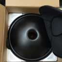 Handpan 432HZ,10 Sounds 22 Inches D Minor Handpan Drum,Premium Steel Hand Pan Instrument for Adults,Classic Black