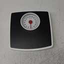 Taylor Battery Free Analog Scales for Body Weight, 330LB Capacity, Easy to Read Large 4.25-inch Dial, 10.3 x 10.6-inch Vinyl Mat Platform, Black