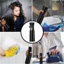 Spray Bottle for Hair (6.8OZ /200ML) Continuous Ultra Fine Mist Sprayer for Hair, Salons, Barber, Plants, Skin Care, Cleaning 1 Pack BLACK
