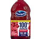 Ocean Spray® 100% Juice, Cranberry, 64 Fl Oz Bottle (Pack of 8) BBD: 02-13-26
