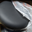 24" Set of 2 Swivel Bar stool 24 Inch Counter Height Leather Padded Dining Kitchen Chair