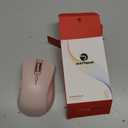 RAPIQUE Bluetooth Wireless Mouse - Dual Bluetooth & 2.4 GHz USB Receiver, Ergonomic Design, Quiet Clicks, Low Power - Multi-Device Compatibility for MacBook, Laptop, Computer, iPad Air/Pro (Pink)