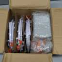 BesLowe 6 Packs 6 Inch 5CCT LED Recessed Ceiling Lights Ultra-Thin with Junction Box, 12W 150W Eqv, 3000K/3500K/4000K/5000K/6500K, 1200LM Dimmable Canless Downlights for Kitchen Hallway Dining Room