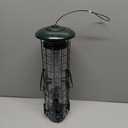 Squirrel Proof Bird Feeder,Metal Mesh Bird Feeders for Outdoors Hanging,Gravity Protection Squirrel Proof Wild Bird Feeders with Finch Cardinal Chickadee,3LB Large Capacity,Green