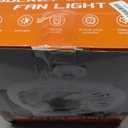 Socket Ceiling Fan Light,Bulb Socket Fan with Remote,Dimmable E26 Base Ceiling Fans with Lights for Bedroom,Screw in Fan and Light Combo,Mini Small Ceiling Fan with Light,Recessed Light Fan Lamp
