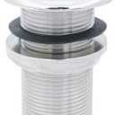 Stainless Steel 316 Durable Combo Stainless Steel Thru-Hull Fitting w/Nut with Custom Gasket Boat Plumbing Fittings for Boats, Yachts, Marine