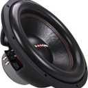15 inch 1200 Watt Peak Momentary Power Dual 2 Ohm Car Subwoofer, Black