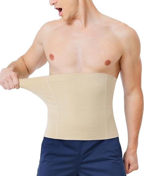 Seamless Waist Trainer for Men Corset Tummy Control Shapewear Under Clothes Waist Slimmer Girdle Large