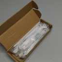 Alzassbg 6 Pack Champagne Bronze Cabinet Pulls, 6-1/4 Inch(160mm) Hole Centers Cabinet Handles Square Kitchen Hardware for Cabinets AL3046TGP