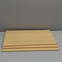 IOTXY Small Narrow Corner Bookcase - 59 Inches Tall Gap Freestanding Storage Cabinet, 6 Lattices Open Shelves Tower Rack with Door, Cubes Bookshelf in Oak