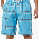 KAILUA SURF Mens Swim Trunks Long, Quick Dry Boardshorts, 9 Inches Inseam Bathing Suits with Mesh Lining M