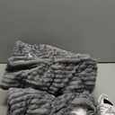 Homemate Heated Blanket Electric Throw - 50"x60" Heating Blanket Throw 1/2/4/6/8 Hours Auto-Off 10 Heat Levels Over-Heat Protection Soft Flannel Sherpa Heater ETL Certification (Light Grey (Striped))