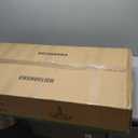 Farmhouse Candle Chandelier, 39" Black Wagon Wheel Chandelier with Wood Bead, Rustic French Country Style,Dining Room Lighting Fixture for Living Room, Bedroom, Kitchen, Hallway, Foyer (D39"xH33.5")