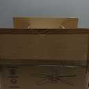 Ohniyou Ceiling Fans with Lights, 52'' Low Profile Ceiling Fan with Light and Remote/APP Control, Modern Flush Mount Ceiling Fan for Indoor Bedroom Living Room, Dimmable, Qiuet DC Motor, Silver