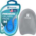 Orthopedic Heel Cups, 4 Pack, for Heel Pain Relief, Plantar Fasciitis, Bone Spurs, Pain Relief Protectors of Sore or Bruised Feet, Foot Relief Support, Comfort Cushion Insoles for Women/Men (2 Pairs Blue Nova)