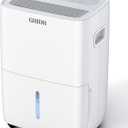 2500 Sq.Ft Energy Star Dehumidifier for Basement, Max 42 Pint/D, 5.5L Water Tank, Dehumidifiers for Home Large Room Bedroom Bathroom with Drain Hose, Intelligent Humidistat, Auto Defrost, 24H Timer (White)