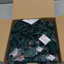 Bokoiuu C9 LED Christmas String Lights 25FT, Vintage String Lights with 27 C9 Multicolor Ceramic LED Bulbs, Outdoor Hanging Christmas Lights for Xmas Tree Patio Party Roofline Decor - Green Wire