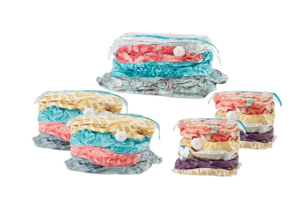 Whitmor Spacemaker Vacuum Cubes for Closet Organization - Set of 5