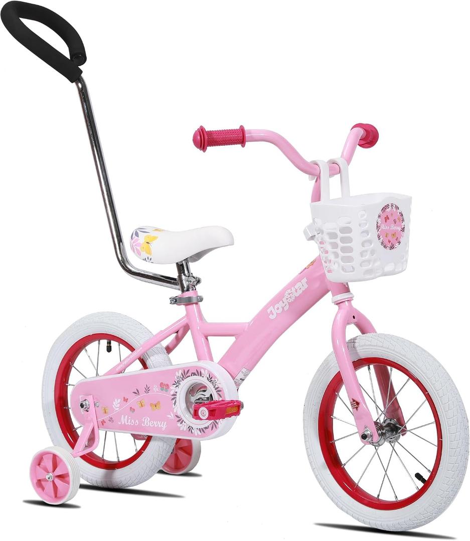 JOYSTAR 10" 12" 14" 16" Kids Bike for Boys and Girls, 16 Inch with Training Wheels