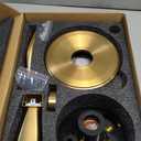 Brushed Gold Shower Tub Faucet Set With Valve - Gold Shower Head and Handle Set, Shower Faucet Set With 6 Inch Rain shower Head and Tub Spout, High-Pressure Tub Shower Trim Kit