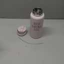 Mom Water Bottle, Best Mom Ever Bottles 32oz Stainless Steel Insulated with Lid, Gifts for Moms from Daughter Son, Gifts for Mother's Day Christmas Birthday