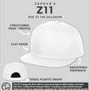 ZHATS NHL Unisex-Adult NHL Officially Licensed Adjustable Snapback Hat Flat Bill Z11 Bolt