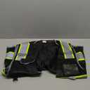 XIAKE 9 Pockets Class 2 High Visibility Reflective Safety Vest for Men Women Work Construction Vest, M