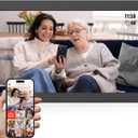 15.6 Inch WiFi Digital Picture Frame IPS Touch Screen HD Disply,Video Clips and Slide Show,Auto-Rotate, Wall Mountable,Send Photos Instantly from Anywhere with via Frameo APP (15.6 INCH)