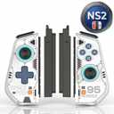 RogueReady Wireless Controllers for Switch, Switch OLED, Switch Lite and Switch 2 Wireless Controller Gamepad, Charging Adapters Included, Hall Effect Joystick Anti Drift, RGB Gaming Controller with Turbo Macro Motion Control Ergonomic Grip