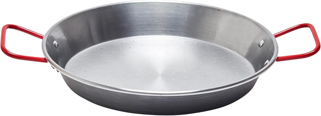 Garcima 10-Inch Carbon Steel Paella Pan, 26cm