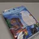 AZHM Christmas Shower Curtain Sets with Non-Slip Rugs Toilet Lid Cover and Bath Mat Snowman Shower Curtains with 12 Hooks 4 Piece Bathroom Decor Set Xmas Gifts for Christmas (Red)