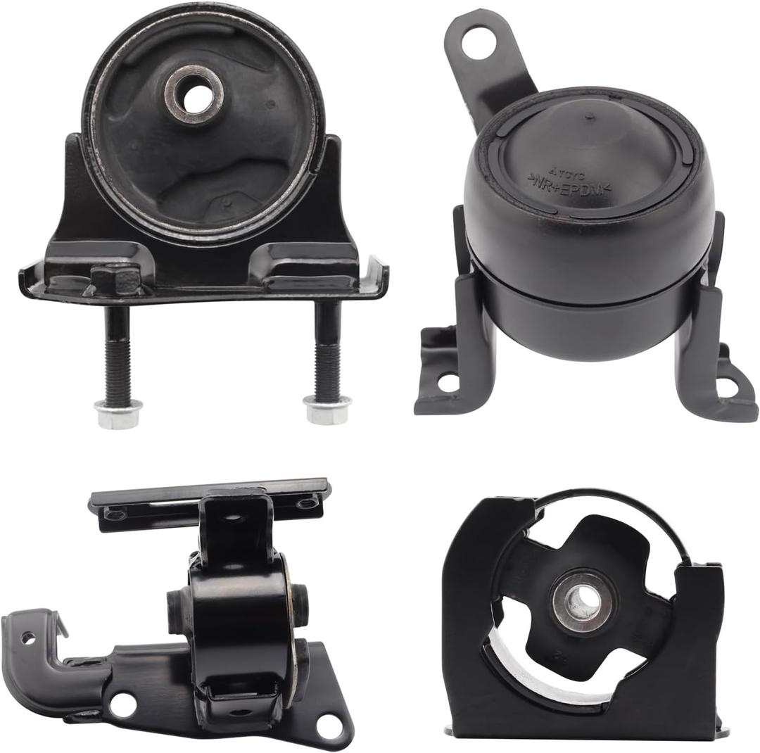 Set of 4 ,Engine Motor Mount & Trans Mount Compatible with 2004-2005 RAV4 2.4L FWD, Automatic Transmission, Replacement for A7271 A62010 A4291 A4265 (Toyota)