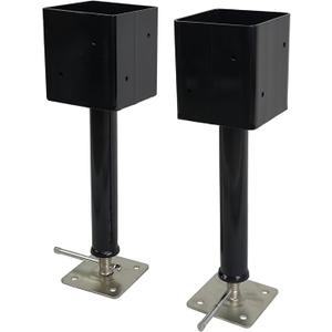 4x4 Screw Jack Post Temporary House Jacks Pole for Home Leveling Lifting Floor Crawlspace Basement Shore Beams, 2 Pack