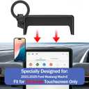 Car Phone Holder for 2021-2024 2025 Ford Mustang Mach-E 15.5-Inch Touchscreen, Cell Phone Mount Compatible with MagSafe