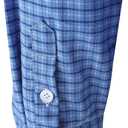 Mens Gingham Button Down Shirt Long Sleeve Dress Shirts Business Casual Shirts with Pockets (XXL)