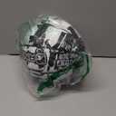 AND1 Street Art 27.5 Basketball : Youth Sized Rubber Streetball for Indoor and Outdoor Use, Deep Channel Construction and Durability, Ideal for Boys and Girls Ages 9-11, Includes 10 Pump (White)