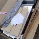 Prepac Astrid Simplistic 4-Drawer Dresser for Bedroom, Functional Chest of Drawers with Acrylic Knobs 18.25" D x 30" W x 34" H, White, WDBR-0401-1-V