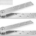 HBL' Pivot Hinge Heavy Duty Hidden Door Hinge for Wooden Secret Door, Stainless Steel and 300LBS Load Pivot Door Hardware for Bookcase/Bookshelf with 360 Degree Rotation.