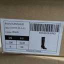 GENSHUO Knee High Boots Women Pointed Toe 2.3 Inches Kitten Heel Tall Boots Classic Fashionable Long Boots with Side Zipper, Black, US 8,5