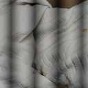 Abani Zen 8' x 10' Cream Rug  Neutral Layered Wavy Borders Pattern, Large Soft Area Rug for Living Room & Bedroom, Durable & Easy to Clean