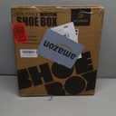 SEE SPRING 12 Pack Shoe Storage Box, Clear Plastic Stackable Shoe Organizer for Closet, Space Saving Foldable Shoe Rack Sneaker Container Bin Holder (Large Fit Size 9)