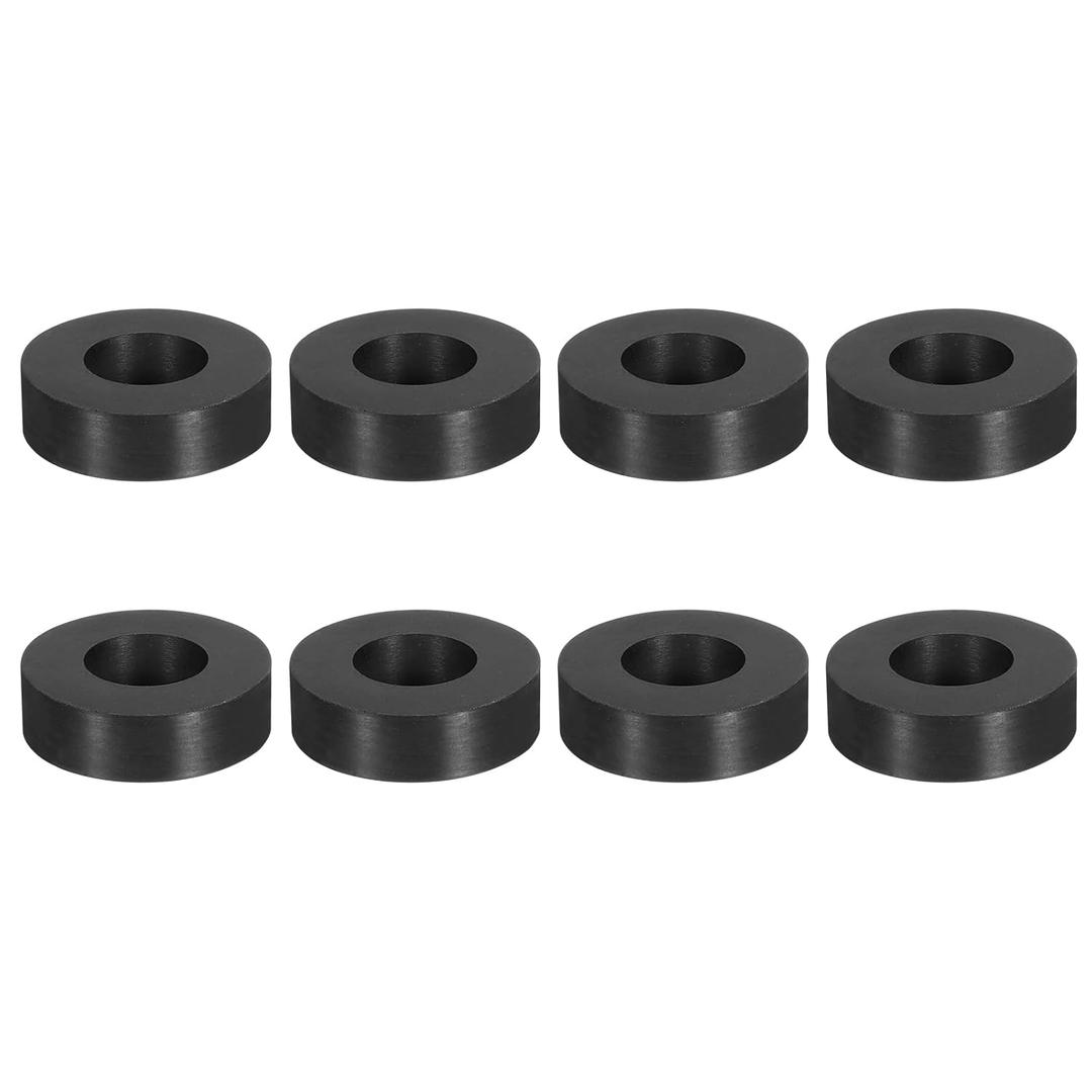 Uxcell 8Pcs 2" OD x 1" ID x 5/8" Thick Round Rubber Washers Flat Rubber Spacer Bushing for Home Appliances Cars Boat Accessories