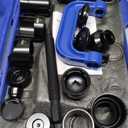 Orion Motor Tech Master Ball Joint Press Kit, 23pc Ball Joint Press & U Joint Removal Kit with Sockets and Universal Adapters, Heavy Duty Ball Joint Tool Set