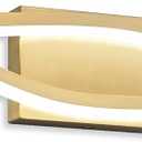 PRESDE 32 Inch LED Bathroom Vanity Light Bar, Modern Brushed Gold Wall Lighting Fixture Over Mirror Dimmable