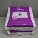 Poise Incontinence & Postpartum Pads for Bladder Leaks, 6 Drop Ultimate Absorbency, Long Length, 90 Count