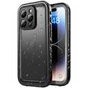 SPORTLINK for iPhone 14 Pro Case - Waterproof Shockproof Dustproof Full Body Sealed Protective Case with Built-in Screen Protector for iPhone 14 Pro 6.1'' Black